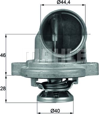 MAHLE TI 23 80 - Termostaatti, jäähdytysneste inparts.fi