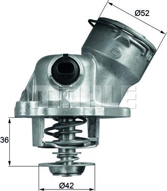 MAHLE TM 29 100D - Termostaatti, jäähdytysneste inparts.fi