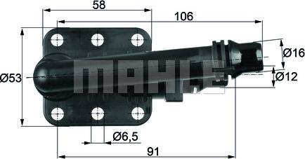 MAHLE TO 5 82 - Termostaatti, öljynjäähdytys inparts.fi