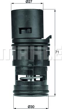 MAHLE TO 7 80 - Termostaatti, öljynjäähdytys inparts.fi