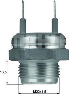 MAHLE TSW 4D - Lämpökytkin, jäähdyttimen puhallin inparts.fi