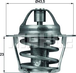 MAHLE TX 61 83 - Termostaatti, jäähdytysneste inparts.fi