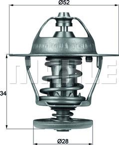 MAHLE TX 68 88D - Termostaatti, jäähdytysneste inparts.fi