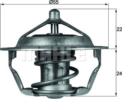 MAHLE TX 101 83D - Termostaatti, jäähdytysneste inparts.fi