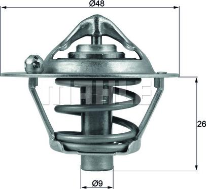 MAHLE TX 108 82D - Termostaatti, jäähdytysneste inparts.fi