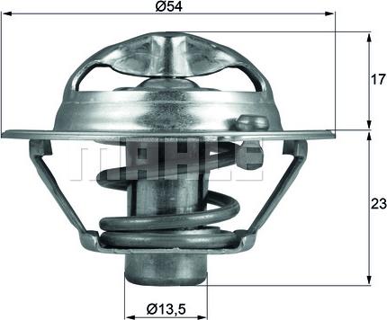 MAHLE TX 118 82D - Termostaatti, jäähdytysneste inparts.fi