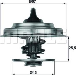 MAHLE TX 18 55D - Termostaatti, jäähdytysneste inparts.fi