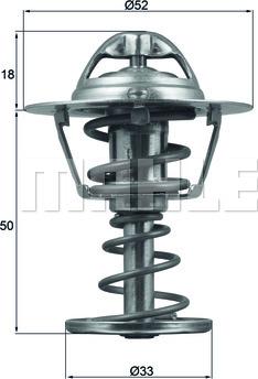 MAHLE TX 126 82D - Termostaatti, jäähdytysneste inparts.fi