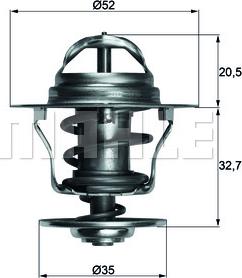 MAHLE TX 12 88D - Termostaatti, jäähdytysneste inparts.fi