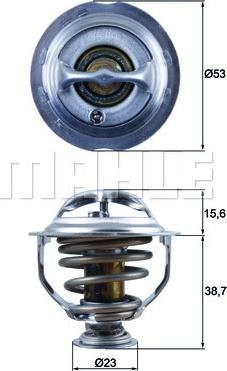 MAHLE TX 123 95D - Termostaatti, jäähdytysneste inparts.fi