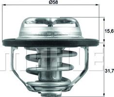 MAHLE TX 122 82 - Termostaatti, jäähdytysneste inparts.fi