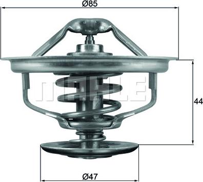 MAHLE TX 127 83D - Termostaatti, jäähdytysneste inparts.fi