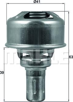 MAHLE TX 174 86 - Termostaatti, jäähdytysneste inparts.fi