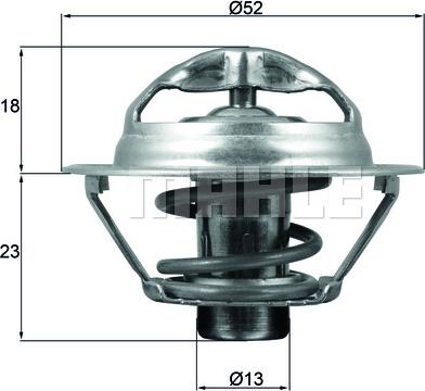 MAHLE TX 175 95D - Termostaatti, jäähdytysneste inparts.fi