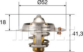 MAHLE TX 85 82 - Termostaatti, jäähdytysneste inparts.fi