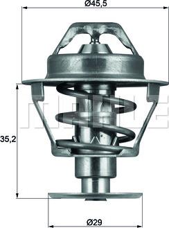 MAHLE TX 81 89D - Termostaatti, jäähdytysneste inparts.fi