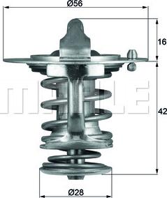 MAHLE TX 83 76D - Termostaatti, jäähdytysneste inparts.fi