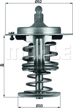 MAHLE TX 82 80D - Termostaatti, jäähdytysneste inparts.fi