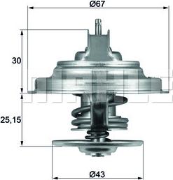 MAHLE TX 31 92D S - Termostaatti, jäähdytysneste inparts.fi