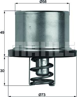 MAHLE TX 37 79 - Termostaatti, jäähdytysneste inparts.fi