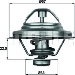 MAHLE TX 24 87D - Termostaatti, jäähdytysneste inparts.fi