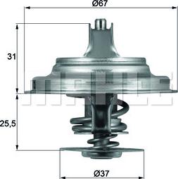 MAHLE TX 25 87 D - Termostaatti, jäähdytysneste inparts.fi