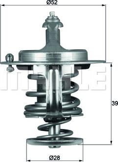 MAHLE TX 71 82D - Termostaatti, jäähdytysneste inparts.fi