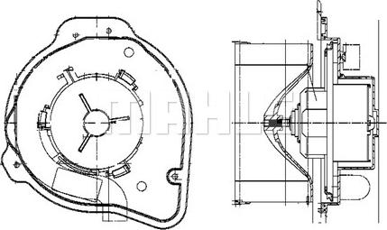 MAHLE AB 58 000P - Sisätilapuhallin inparts.fi