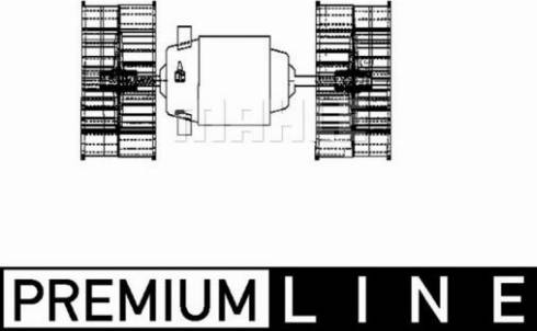 MAHLE AB 77 000P - Sisätilapuhallin inparts.fi