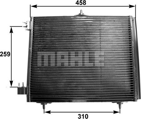 MAHLE AC 299 000S - Lauhdutin, ilmastointilaite inparts.fi