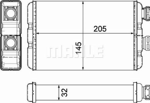 MAHLE AH 86 000P - Lämmityslaitteen kenno inparts.fi