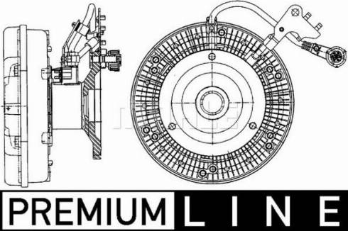 MAHLE CFC 211 000P - Kytkin, jäähdytystuuletin inparts.fi