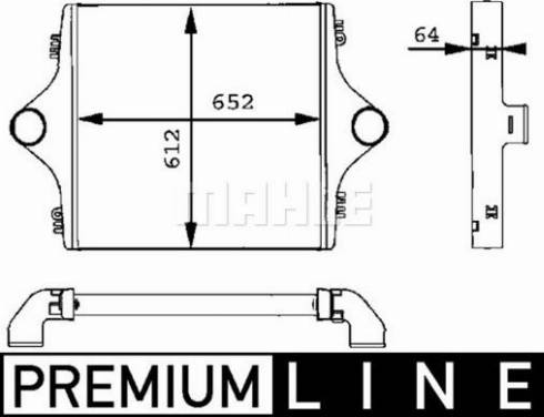 MAHLE CI 90 001P - Välijäähdytin inparts.fi