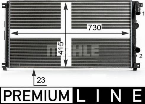 MAHLE CR 13 000P - Jäähdytin,moottorin jäähdytys inparts.fi