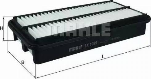 MAHLE LX 1999 - Ilmansuodatin inparts.fi