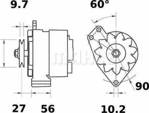 MAHLE MG 492 - Laturi inparts.fi