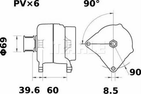 MAHLE MG 469 - Laturi inparts.fi