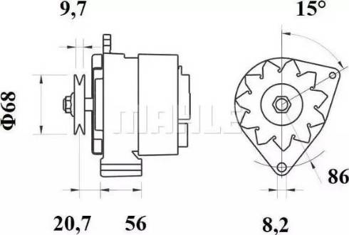 MAHLE MG 410 - Laturi inparts.fi