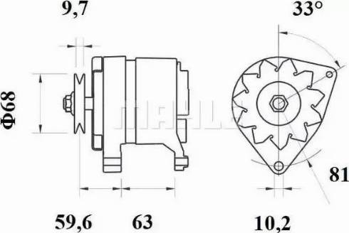 MAHLE MG 510 - Laturi inparts.fi