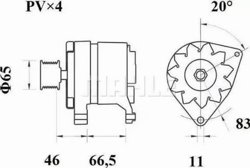 MAHLE MG 194 - Laturi inparts.fi