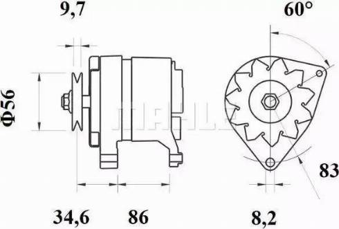 MAHLE MG 196 - Laturi inparts.fi