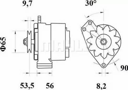 MAHLE MG 193 - Laturi inparts.fi