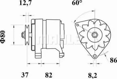 MAHLE MG 159 - Laturi inparts.fi