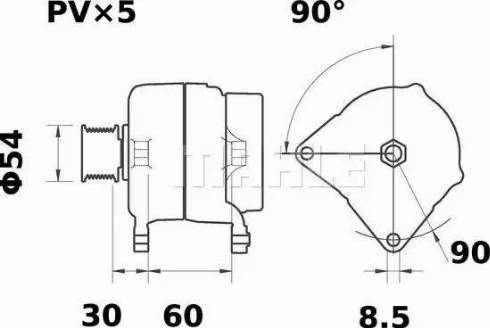 MAHLE MG 8 - Laturi inparts.fi