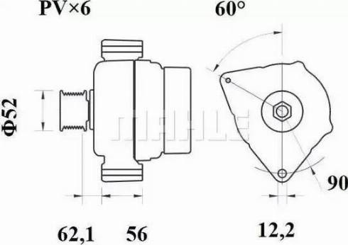 MAHLE MG 362 - Laturi inparts.fi