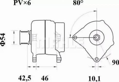 MAHLE MG 293 - Laturi inparts.fi