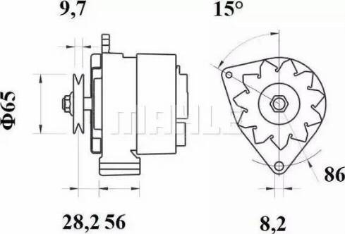 MAHLE MG 218 - Laturi inparts.fi