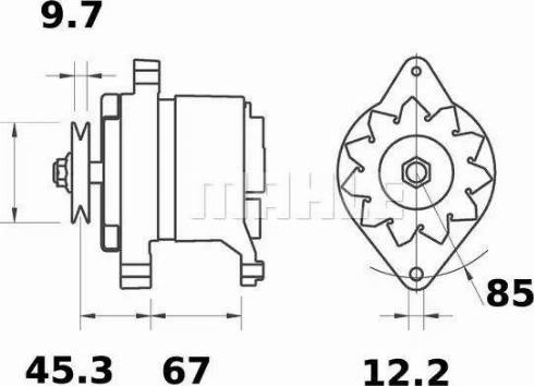 MAHLE MG 213 - Laturi inparts.fi