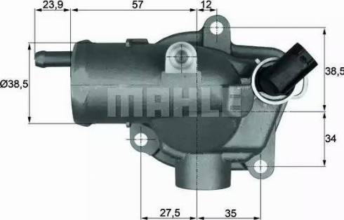 MAHLE TH 11 87 - Termostaatti, jäähdytysneste inparts.fi