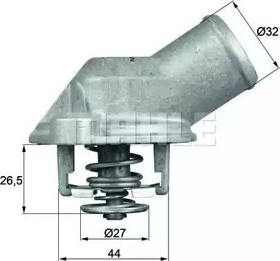 MAHLE TI 59 83 - Termostaatti, jäähdytysneste inparts.fi